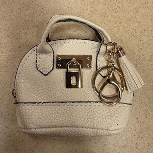 🔴Bag/key charm with Gold Accents